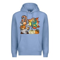 Colony Blue it's fall y'all gnome Premium Hoodie - BarkalooDesign