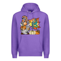 Purple it's fall y'all gnome Premium Hoodie - BarkalooDesign