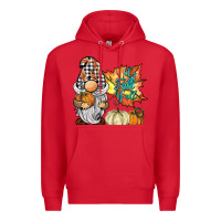 Red it's fall y'all gnome Premium Hoodie - BarkalooDesign