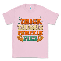 Bubblegum Pink thick thighs pumpkin pies Classic Tee - BarkalooDesign