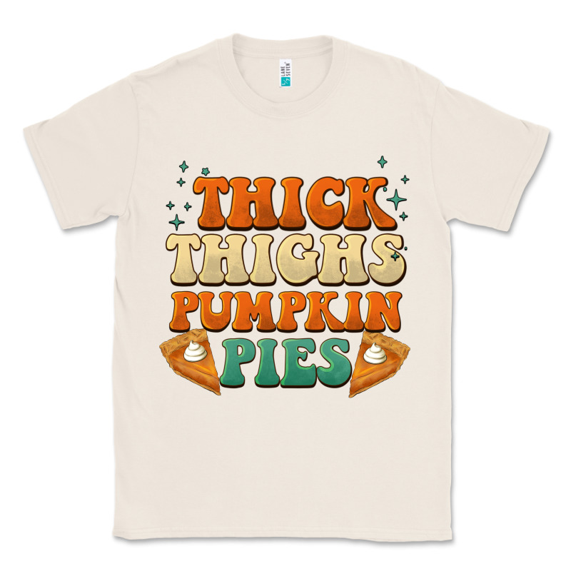Thick Thighs Pumpkin Pies Classic Tee by BarkalooDesign | Teevron