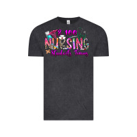 Vintage Black 100 Nursing Students Teams Vintage Tee - CowhideDigitalArt