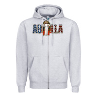 Heather Grey abuela jesus christ Zipper Hoodie - Jasminsmagicworld