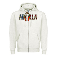 Oatmeal Heather abuela jesus christ Zipper Hoodie - Jasminsmagicworld