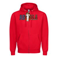 Red abuela jesus christ Zipper Hoodie - Jasminsmagicworld