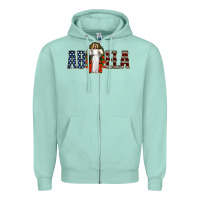 Seafoam abuela jesus christ Zipper Hoodie - Jasminsmagicworld
