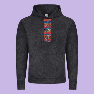 Usa Flag And Cross Penwraps Vintage Hoodie Designed By Artiststas