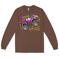 Chestnut mardi gras monster truck Long Sleeve Tee - RacoonDesign