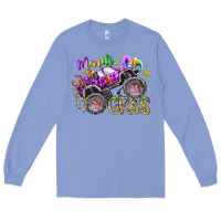 Colony Blue mardi gras monster truck Long Sleeve Tee - RacoonDesign