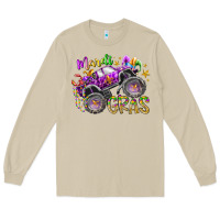 Mushroom mardi gras monster truck Long Sleeve Tee - RacoonDesign