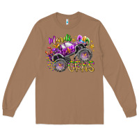Toasted Coconut mardi gras monster truck Long Sleeve Tee - RacoonDesign