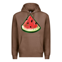Chestnut watermelon sliece Premium Hoodie - Jasminsmagicworld