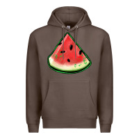 Coffee watermelon sliece Premium Hoodie - Jasminsmagicworld