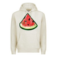 Oatmeal Heather watermelon sliece Premium Hoodie - Jasminsmagicworld