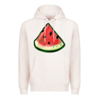 Pale Pink watermelon sliece Premium Hoodie - Jasminsmagicworld