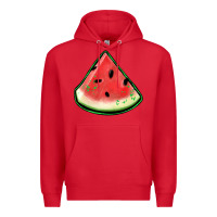 Red watermelon sliece Premium Hoodie - Jasminsmagicworld