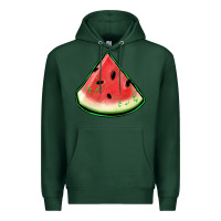 Sports Green watermelon sliece Premium Hoodie - Jasminsmagicworld