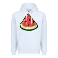 White watermelon sliece Premium Hoodie - Jasminsmagicworld