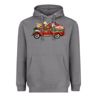 Storm christmas truck with farm animals Heavyweight Hoodie - RanaPortraitStore