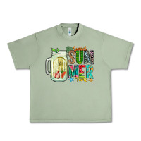 Oil Green sweet summer time Urban Heavy Tee - CowhideDigitalArt