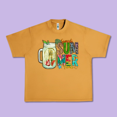 Sweet Summer Time Urban Heavy Tee Designed By Cowhidedigitalart
