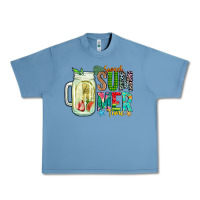 Pebble Blue sweet summer time Urban Heavy Tee - CowhideDigitalArt