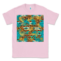Bubblegum Pink western aztec leopard glitter seamless pattern Classic Tee - FaDigitalArtStudio