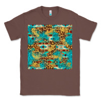 Chestnut western aztec leopard glitter seamless pattern Classic Tee - FaDigitalArtStudio