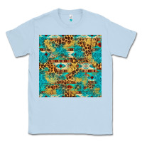 Western Aztec Leopard Glitter Seamless Pattern Classic Tee | Teevron