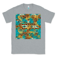Heather Grey western aztec leopard glitter seamless pattern Classic Tee - FaDigitalArtStudio