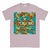 Lilac western aztec leopard glitter seamless pattern Classic Tee - FaDigitalArtStudio