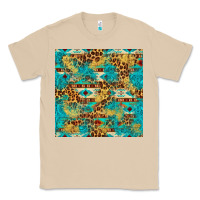 Mushroom western aztec leopard glitter seamless pattern Classic Tee - FaDigitalArtStudio