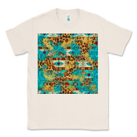 Natural western aztec leopard glitter seamless pattern Classic Tee - FaDigitalArtStudio