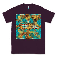 Plum western aztec leopard glitter seamless pattern Classic Tee - FaDigitalArtStudio