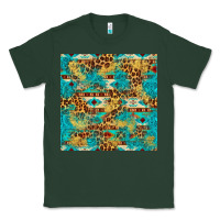 Sports Green western aztec leopard glitter seamless pattern Classic Tee - FaDigitalArtStudio