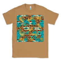 Toasted Coconut western aztec leopard glitter seamless pattern Classic Tee - FaDigitalArtStudio
