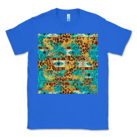 True Royal western aztec leopard glitter seamless pattern Classic Tee - FaDigitalArtStudio