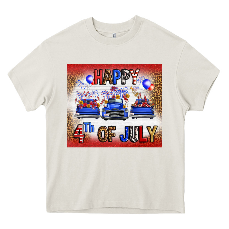 Western Happy Fourth Of July Heavy Core Tee by FaDigitalArtStudio | Teevron