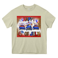 Mossy Western Happy Fourth Of July Heavy Core Tee - FaDigitalArtStudio