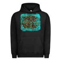 Pigment Black leopard turquoise Urban Hoodie - RanaPortraitStore