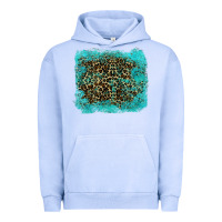 Pigment Grape Ice leopard turquoise Urban Hoodie - RanaPortraitStore