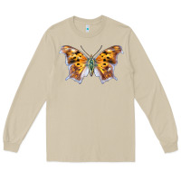 Mushroom Question Mark Butterfly Long Sleeve Tee - LillyAllenDesigns