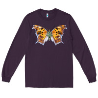 Plum Question Mark Butterfly Long Sleeve Tee - LillyAllenDesigns