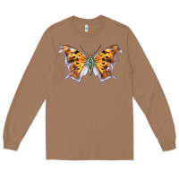 Toasted Coconut Question Mark Butterfly Long Sleeve Tee - LillyAllenDesigns
