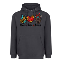Smoke peace love bison Heavyweight Hoodie - RanaPortraitStore