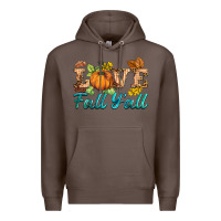 Coffee love fall y'all Premium Hoodie - BarkalooDesign