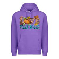 Purple love fall y'all Premium Hoodie - BarkalooDesign