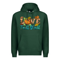Sports Green love fall y'all Premium Hoodie - BarkalooDesign