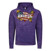 Cloud Purple usa map Vintage Hoodie - Artiststas