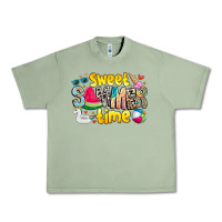 Oil Green summer time Urban Heavy Tee - CowhideDigitalArt